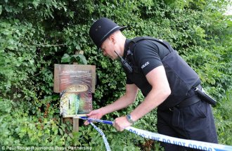 Police seal off the entrance to the King Cobra Sanctuary in Eastwood, Nottinghamshire, where Mr Yeomans died earlier this week