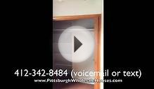 $400/month cash flow Handyman Special for sale Pittsburgh