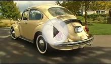 Classic 1971 VW Super Beetle Bug Auto Stick Sedan on