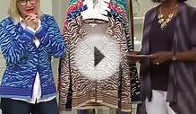 Isaac Mizrahi Live! Animal Jacquard Sweater Blazer with
